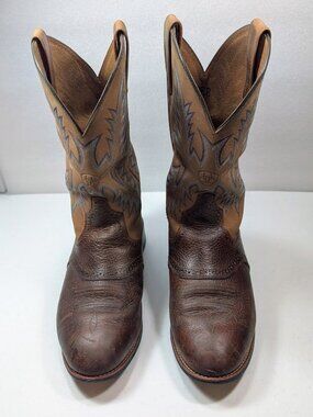 Ariat Heritage Stockman Mens 9EE Wide ATS Work Round Toe Cowboy Boots 10002252